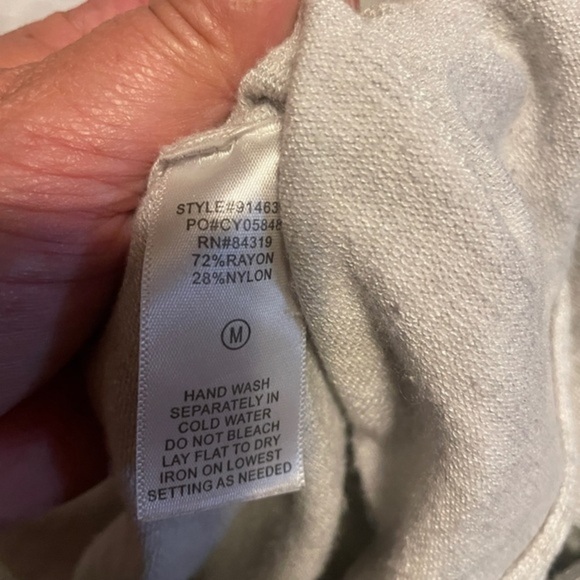 Cyrus Gray Open Cardigan Long Sleeve Size Medium - Picture 4 of 6